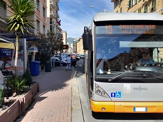 Genua Bushaltestelle San Gottardo