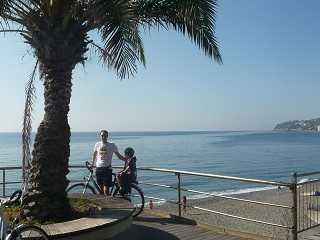 Foto: Radfahren Varazze - Arenzano, © Stefan Radner Ligurien Radfahren