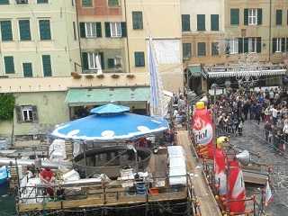 Foto: Camogli Fischfest Pfanne, © Stefan Radner Camogli Fischfest