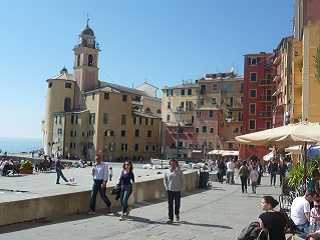 Foto: Camogli Sehenswürdigkeiten, © Stefan Radner Ligurien Camogli Promenade