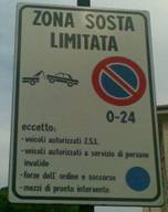 strafzettel italien falschparken