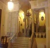 Genova Genua Albau Eingang Palast w