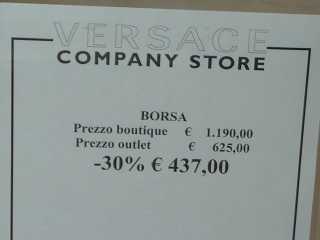 Italien Outlet Saldi Rabatte