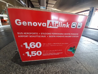 Genua Flughafen AIRlink Bus Shuttle