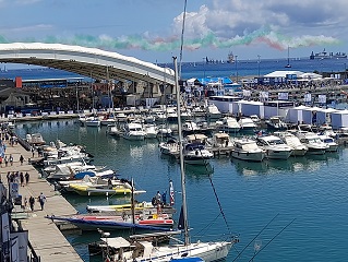 Foto: The Ocean Race Live Park Genoa, © Stefan Radner Ocean Race Genoa