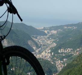 Ligurien Mountainbike MTB Radtour Apennin w